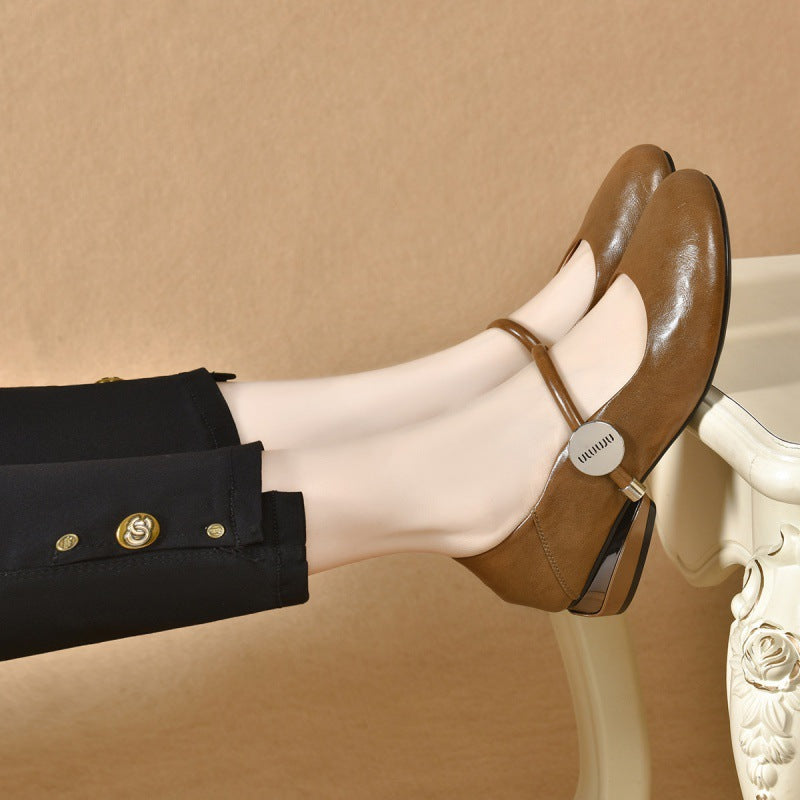 Zapato Clásico Cuero Suave Aura Majestad Armonía, Comodidad Sofisticada Todo el Día