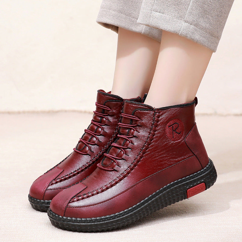 Botas Ortopédicas Cuero Suave Aura Camino Serenidad, Máximo Confort y Protección Diaria