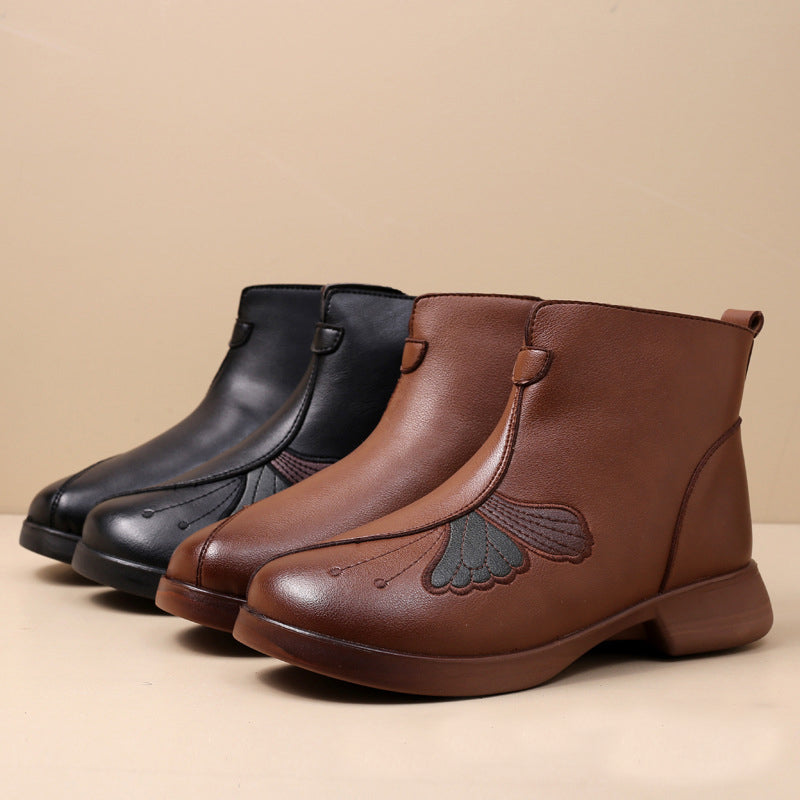 Botas Ortopédicas Cuero Suave Aura Camino Equilibrio, Alivio Inmediato y Postura Saludable