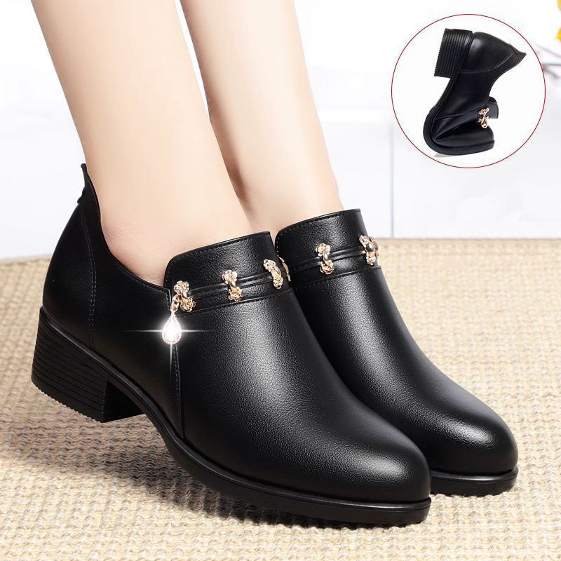 Zapato Ortopédico Cuero Suave Esencia Armonía Camino, Alivio Total del Dolor y Comodidad Prolongada