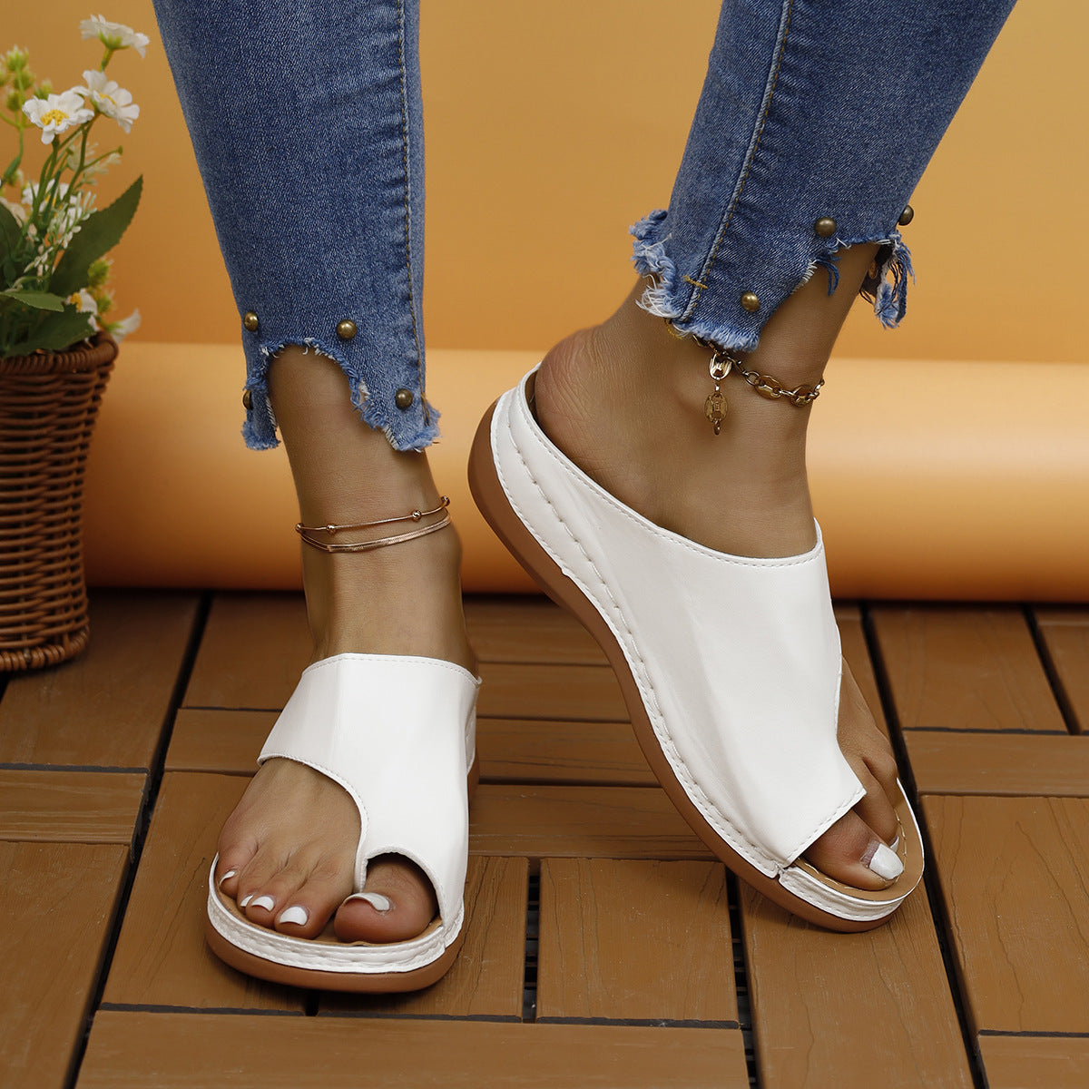 Sandalias de Cuña Suela Acolchada Mar Selene Calma, Comodidad Todo el Día