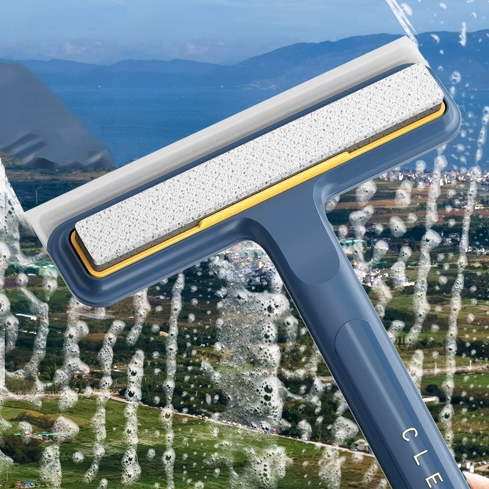 Herramienta de Limpieza Multifuncional Prisma Nube Esencia, Ventanas Impecables sin Esfuerzo