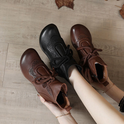 Botines Casual Cuero Suave Eco Horizonte Vitalidad, Comodidad Atemporal y Soporte Superior
