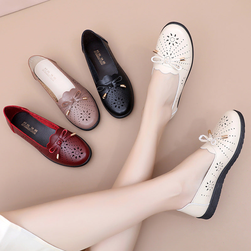 Zapato Casual Cuero Suave Esencia Aurora Libertad, Comodidad Todo el Día Sin Dolor