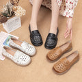Zapato Plano Cuero Suave Aura Camino Serenidad, Confort y Estabilidad en Cada Paso
