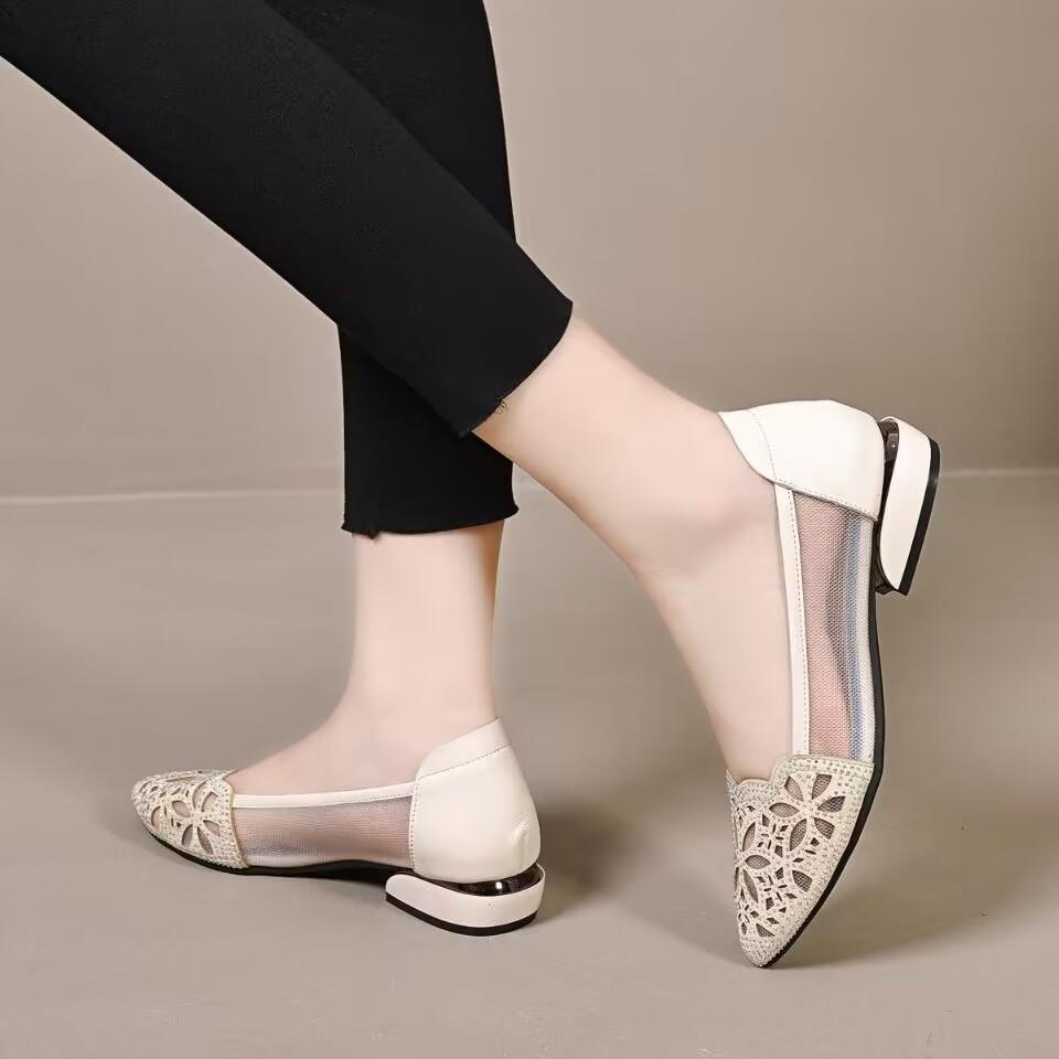 Zapato Ortopédico Cuero Suave Claridad Selene Armonía, Alivio Total del Dolor de Pies