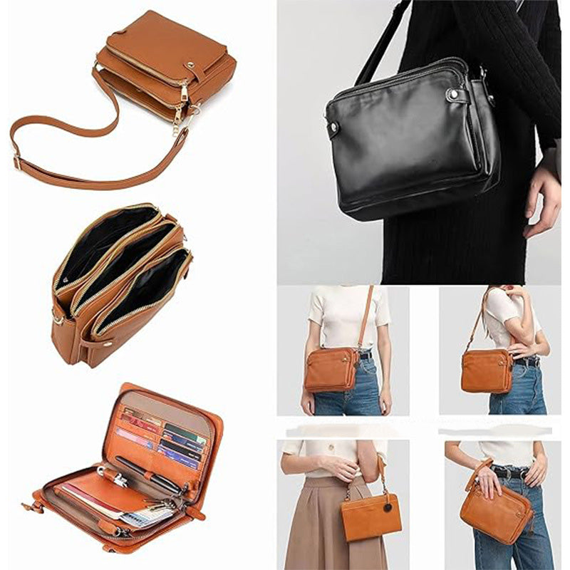 Bolso Casual Cuero Horizonte Prisma Jazz, Estilo y Organización Sin Límites