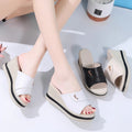 Tacones de Cuña Cuero Suave Esencia Cumbre Armonía, Postura Mejorada y Comodidad Todo el Día