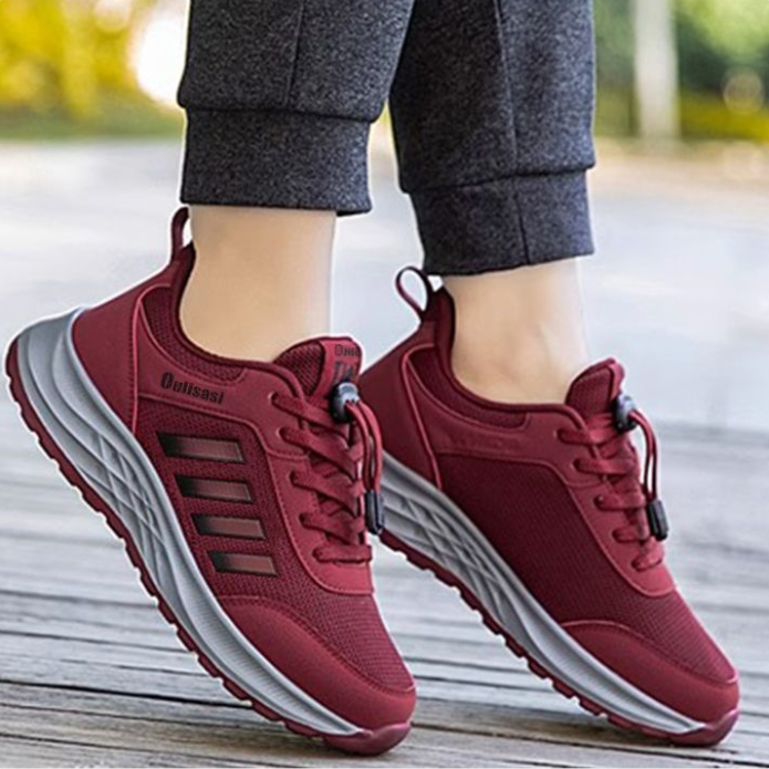 Zapatillas Deportivas Malla Transpirable Aura Camino Vitalidad, Comodidad Antideslizante Todo el Día