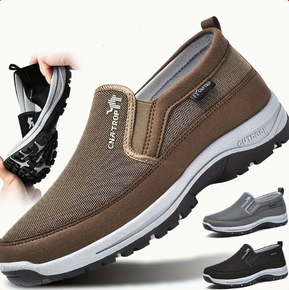 Zapatillas Antideslizantes Tejido Transpirable Viento Armonía Camino, Confort y Estabilidad Todo el Día