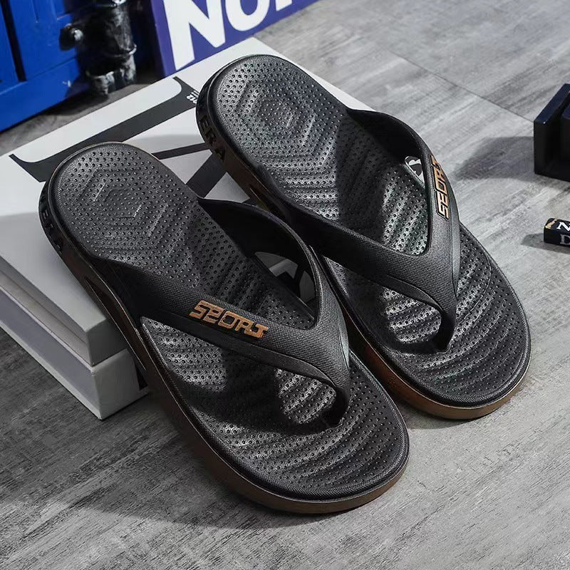 Sandalias Planas Material Suave Esencia Horizonte Calma, Comodidad Relajante Todo el Verano