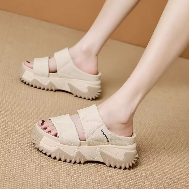 Zapatillas de Plataforma Suela Ultra Flexible Aura Cumbre Jazz, Altura y Confort sin Dolor