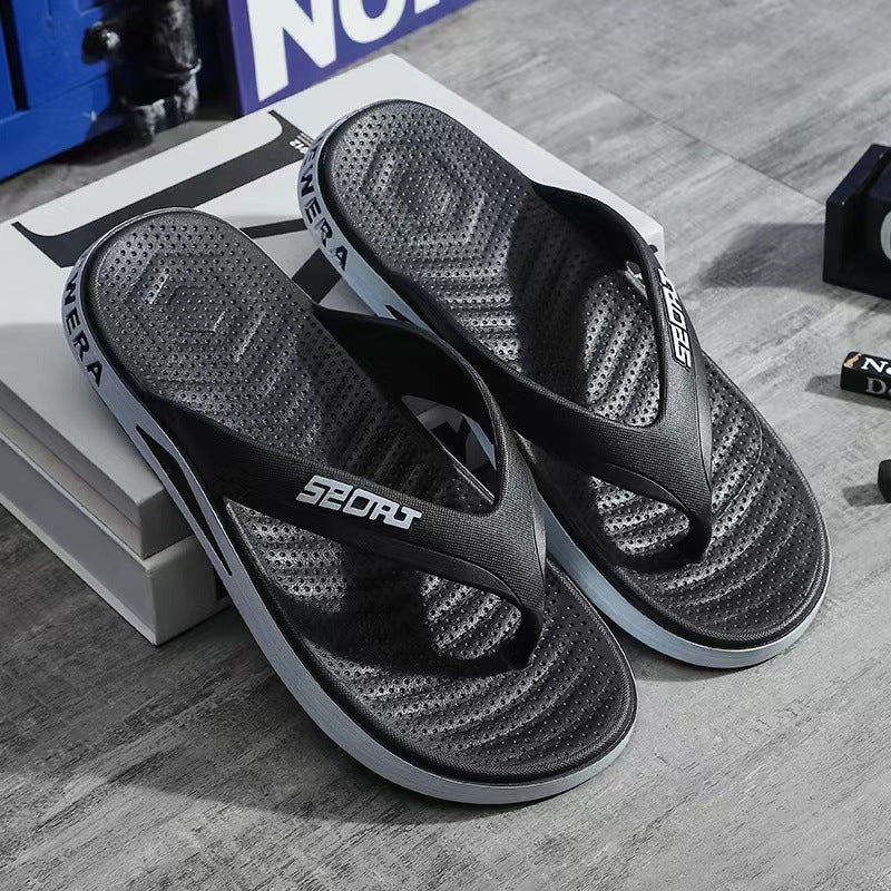 Sandalias Planas Material Suave Esencia Horizonte Calma, Comodidad Relajante Todo el Verano