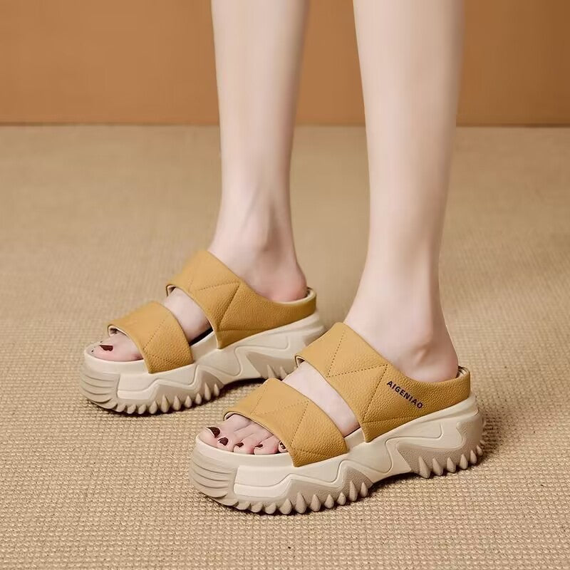 Zapatillas de Plataforma Suela Ultra Flexible Aura Cumbre Jazz, Altura y Confort sin Dolor