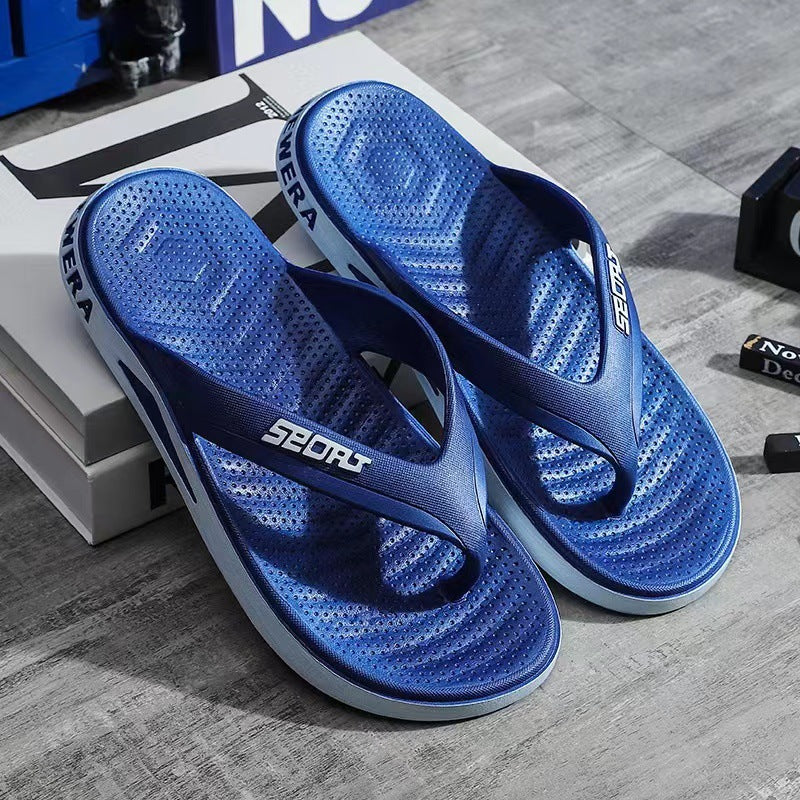 Sandalias Planas Material Suave Esencia Horizonte Calma, Comodidad Relajante Todo el Verano