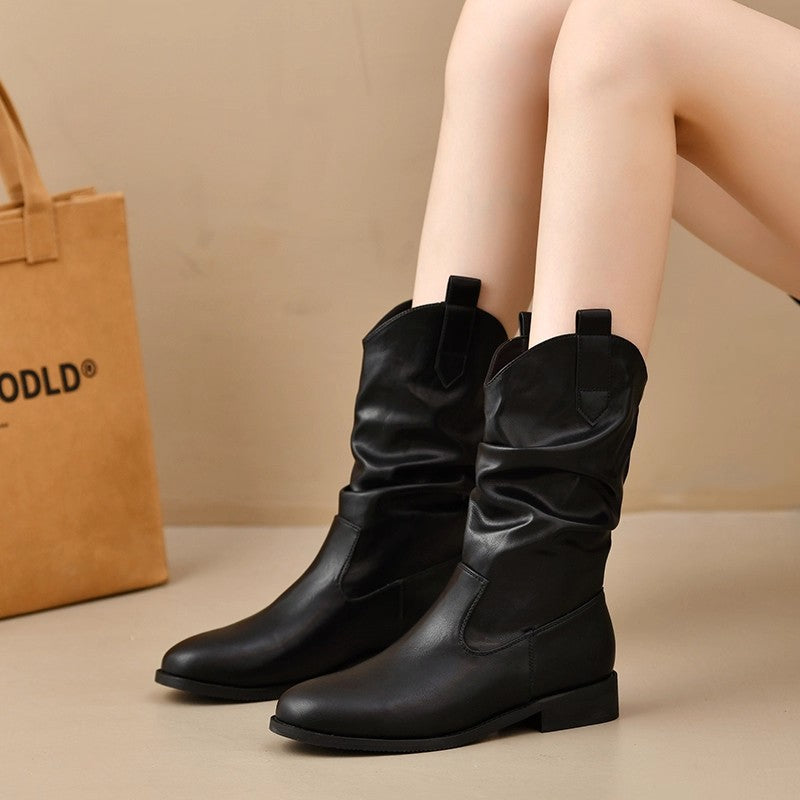 Botas Casual Cuero Suave Aura Camino Libertad, Máxima Comodidad y Estilo Todo el Día