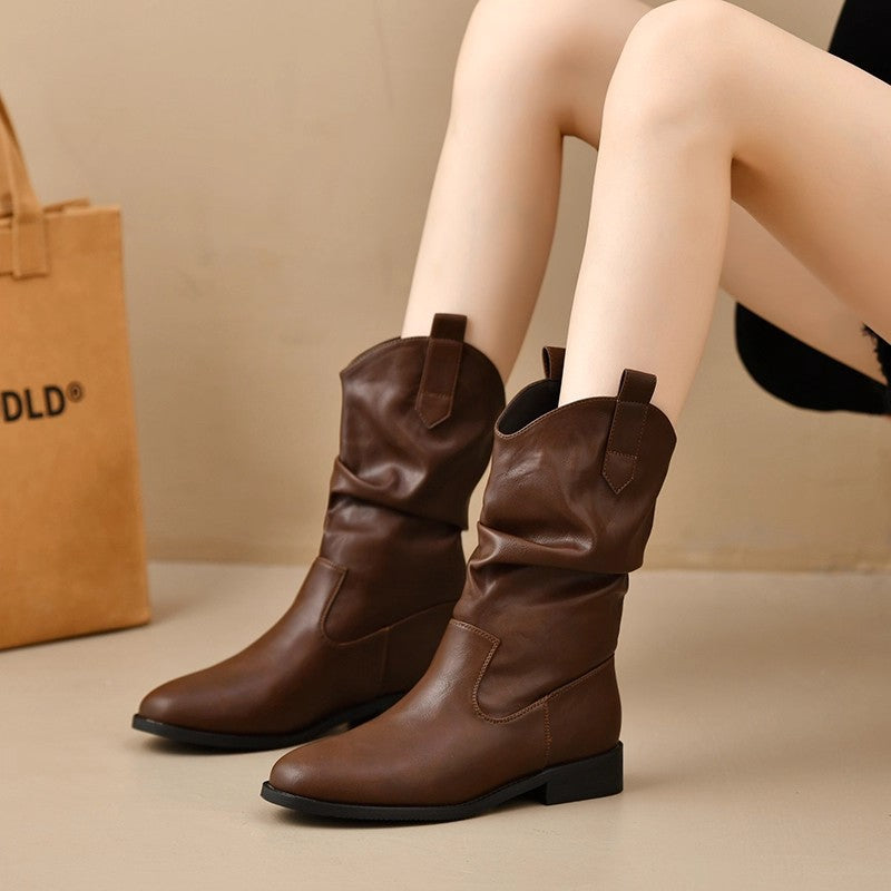 Botas Casual Cuero Suave Aura Camino Libertad, Máxima Comodidad y Estilo Todo el Día