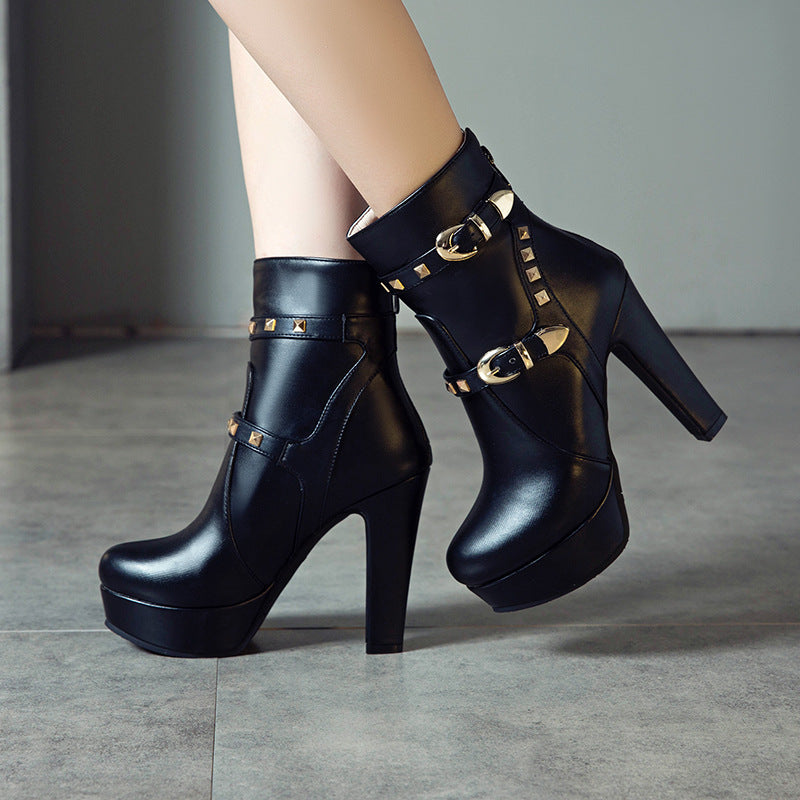 Tacones Altos Cuero Suave Aura Selene Confort, Elegancia y Bienestar Todo el Día