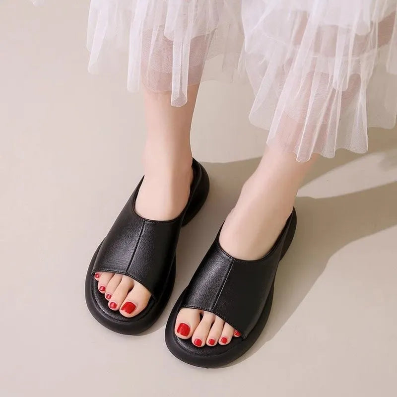 Sandalias Ortopédicas Cuero Genuino Armonía Camino Serenidad, Alivio Inmediato y Soporte Total