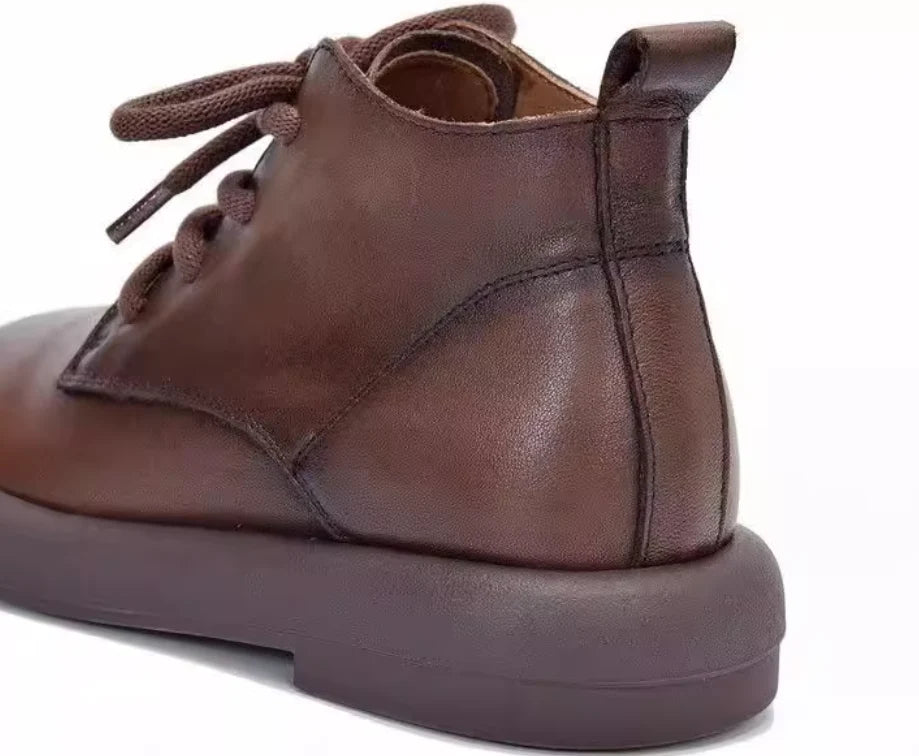 Botas Ortopédicas Cuero Suave Cumbre Armonía Esencia, Confort y Postura Saludable Todo el Día