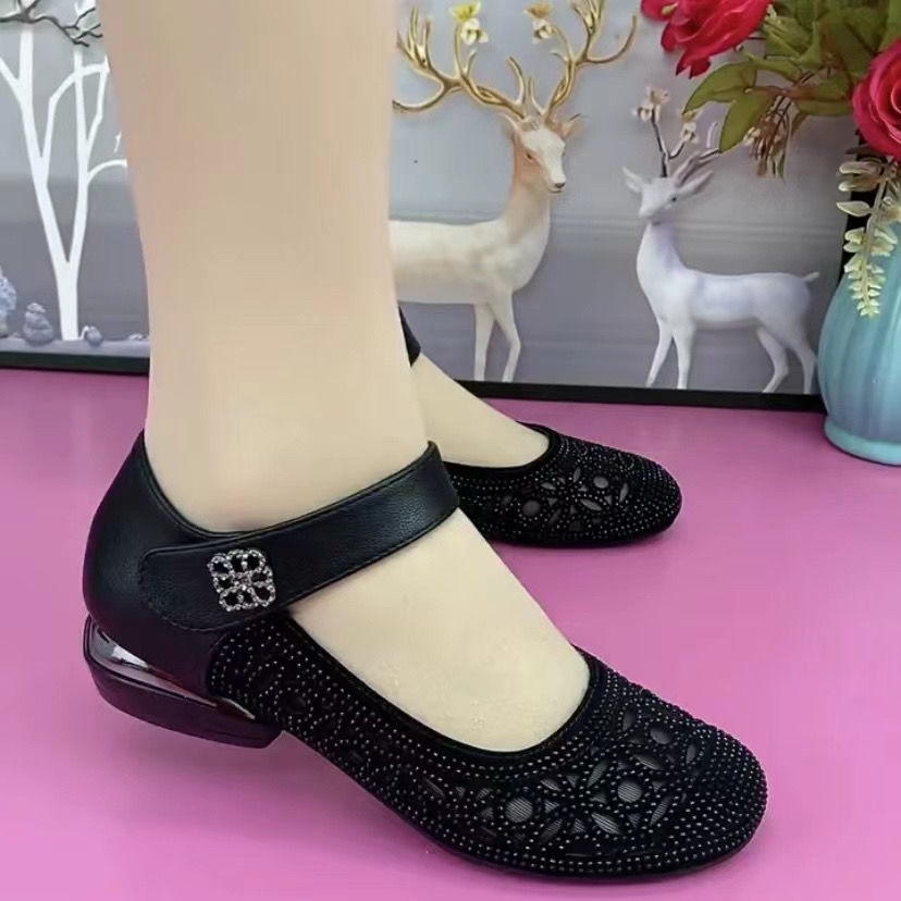 Tacones Altos Malla Transpirable Eclipse Serenidad Jazz, Elegancia y Comodidad Todo el Día