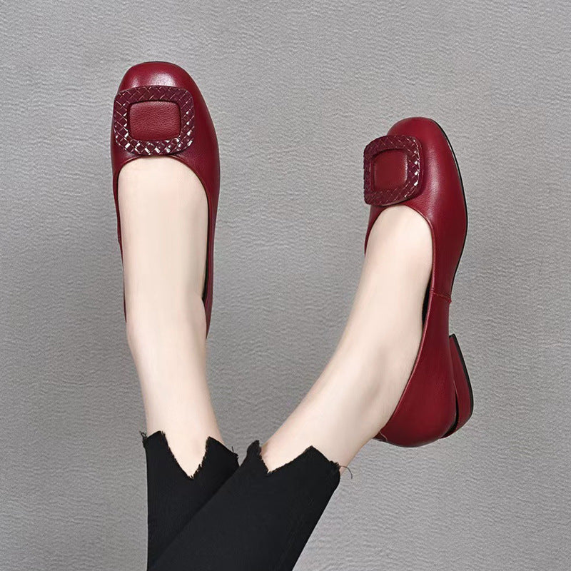 Zapato Ortopédico Cuero Suave Flor Aura Armonía, Comodidad y Corrección Postural Sin Dolor