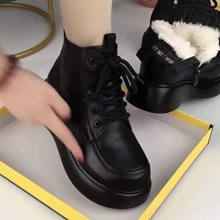 Botas de Invierno Forro de Lana Boreal Armonía Cumbre, Calidez y Comodidad Ortopédica Todo el Día