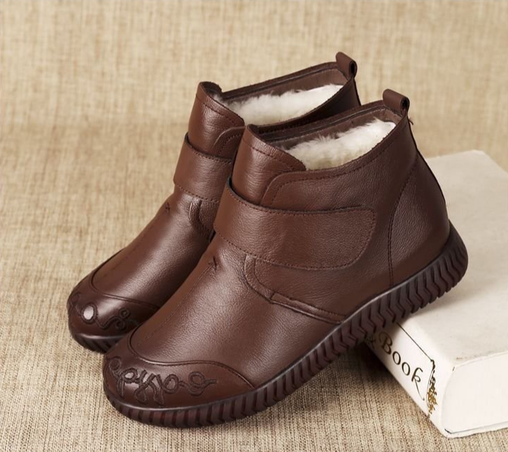 Botas de Invierno Forro Algodón Nube Armonía Camino, Confort Ortopédico Antideslizante Todo Clima