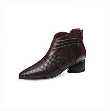 Botas de Tacón Alto Cuero Impermeable Eclipse Serenidad Prisma, Comodidad Ortopédica Todo el Día